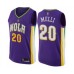 Men's New Orleans Pelicans #20 Nicolo Melli Authentic Purple Basketball Stitched Jersey - City Edition