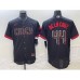 Men's Cincinnati Reds #44 Elly De La Cruz Black 2023 City Connect Cool Base Stitched Jersey