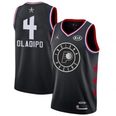 Men's Nike Indiana Pacers #4 Victor Oladipo Black NBA Jordan Swingman 2019 All-Star Game Jersey