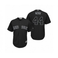 Men's Boston Red Sox #44 Brandon Workman Work Black 2019 Players Weekend Replica Stitched Jersey