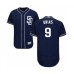 Men's San Diego Padres #9 Luis Urias Navy Blue Alternate Flex Base Authentic Collection Baseball Player Stitched Jersey