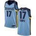 Men's Nike Memphis Grizzlies #17 Garrett Temple Swingman Light Blue NBA Jersey Statement Edition