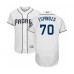 Men's San Diego Padres #70 Anderson Espinoza White Home Flex Base Authentic Collection Baseball Player Stitched Jersey