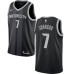 Men's Nike Detroit Pistons #7 Stanley Johnson Swingman Black NBA Jersey - City Edition