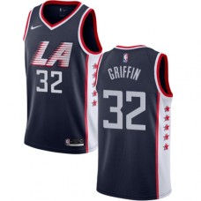 Men's Nike Los Angeles Clippers #32 Blake Griffin Swingman Navy Blue NBA Jersey - City Edition