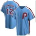 Men's Philadelphia Phillies #12 Kyle Schwarber Cooperstown Collection Road