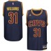 Men's Cleveland Cavaliers #31 Deron Williams adidas Navy Player Swingman CavFanatic Jersey