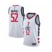 Men's Washington Wizards #52 Jordan McRae Swingman White Basketball Stitched Jersey - 2019 20 City Edition