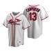 Men's Nike St. Louis Cardinals #13 Matt Carpenter White Cooperstown Collection Home Stitched Baseball Jersey