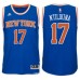 New York Knicks #17 Frank Ntilikina Road Blue New Swingman Stitched NBA Jersey