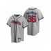 Men's Atlanta Braves #36 Mark Melancon Nike Gray 2020 Replica Road Stitched Jersey