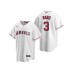 Men's Los Angeles Angels #3 Waylor Ward White Cool Base Stitched Jersey