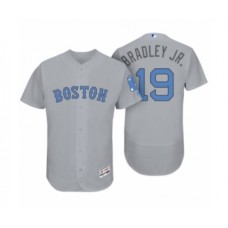 Men's Boston Red Sox #19 Jackie Bradley Jr. Gray 2017 Fathers Day Flex Base Stitched Jersey