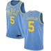 Men's Nike Los Angeles Lakers #5 Tyson Chandler Swingman Blue Hardwood Classics NBA Jersey