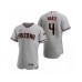 Men's Arizona Diamondbacks #4 Ketel Marte Nike Gray Authentic 2020 Road Stitched Jersey