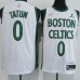 Men's Boston Celtics #0 Jayson Tatum Nike White Swingman Player Stitched Jersey