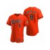 Men's Baltimore Orioles #8 Cal Ripken Jr. Nike Orange Authentic 2020 Alternate Stitched Jersey