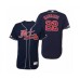 Men's 2019 Asian Heritage Month Atlanta Braves #22 Nick Markakis Navy Chinese Flex Base Stitched Jersey