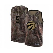 Men's Toronto Raptors #5 Stanley Johnson Swingman Camo Realtree Collection Basketball Stitched Jersey