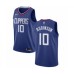 Men's Nike Los Angeles Clippers #10 Jerome Robinson Swingman Blue NBA Jersey - Icon Edition