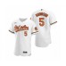 Men's Baltimore Orioles #5 Brooks Robinson Nike White Authentic 2020 Home Stitched Jersey