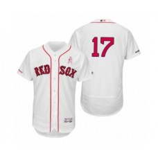 Men's Nathan Eovaldi Boston Red Sox #17 White 2019 Mothers Day flex base Stitched Jersey