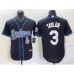 Men's Los Angeles Dodgers #3 Chris Taylor Black Cool Base Stitched Baseball Jersey