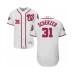 Men's Washington Nationals #31 Max Scherzer White Home Flex Base Authentic Collection 2019 World Series Bound Baseball Stitched Jersey