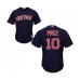 Men's Boston Red Sox #10 David Price Replica Navy Blue Alternate Road Cool Base Baseball Jersey