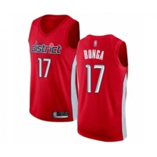 Men's Washington Wizards #17 Isaac Bonga Red Swingman Jersey - Earned Edition