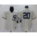 Men's Chicago White Sox #20 Danny Mendick Cream Game 2021 Field of Dreams Stitched Jersey