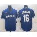 Men's Kansas City Royals #16 Bo Jackson Navy Cool Base Stitched Baseball Jersey