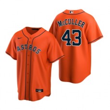 Men's Nike Houston Astros #43 Lance McCullers Orange Alternate Stitched Baseball Jersey