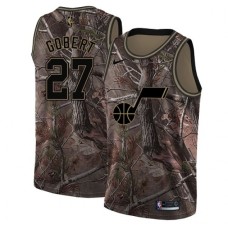 Men's Nike Utah Jazz #27 Rudy Gobert Swingman Camo Realtree Collection NBA Jersey