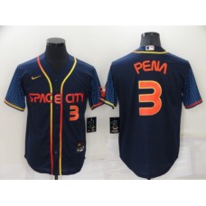 Men's Toddler Houston Astros #3 Felix Pena Nike Navy 2022 City Connect Player Stitched Jersey