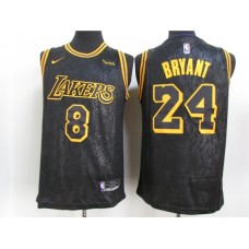 Men's Nike Los Angeles Lakers Kobe Bryant Black Swingman Player NBA Stitched Jersey