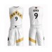 Men's Toronto Raptors #9 Serge Ibaka Swingman White 2019 Basketball Finals Bound Suit Jersey - City Edition