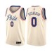 Men's Philadelphia 76ers #0 Josh Richardson Authentic Cream Basketball Jersey - City Edition