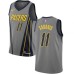 Men's Nike Indiana Pacers #11 Domantas Sabonis Swingman Gray NBA Jersey - City Edition