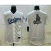 Men's Los Angeles Dodgers Big Logo White Flex Base Stitched Baseball Jersey