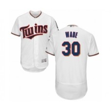 Men's Minnesota Twins #30 LaMonte Wade White Home Flex Base Authentic Collection Baseball Player Stitched Jersey