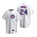 Men's Nike Chicago Cubs #24 Craig Kimbrel White Home Stitched Baseball Jersey