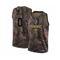 Men's Chicago Bulls #0 Coby White Swingman Camo Realtree Collection Basketball Stitched Jersey