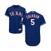 Men's Texas Rangers #5 Willie Calhoun Royal Blue Alternate Flex Base Authentic Collection Baseball Player Stitched Jersey