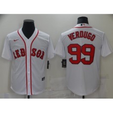 Men's Boston Red Sox #99 Alex Verdugo Nike White Authentic Home Stitched Jersey