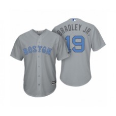 Men's Boston Red Sox #19 Jackie Bradley Jr. Gray 2017 Fathers Day Cool Base Stitched Jersey