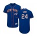 Men's New York Mets #24 Robinson Cano Royal Gray Alternate Flex Base Authentic Collection Baseball Jersey