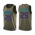 Men's Charlotte Hornets #25 PJ Washington Swingman Green Salute to Service Basketball Jersey