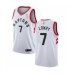 Men's Toronto Raptors #7 Kyle Lowry Swingman White 2019 Basketball Finals Champions Jersey - Association Edition