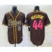 Men's San Diego Padres #44 Joe Musgrove Brown NEW 2023 City Connect Cool Base Stitched Jersey 1